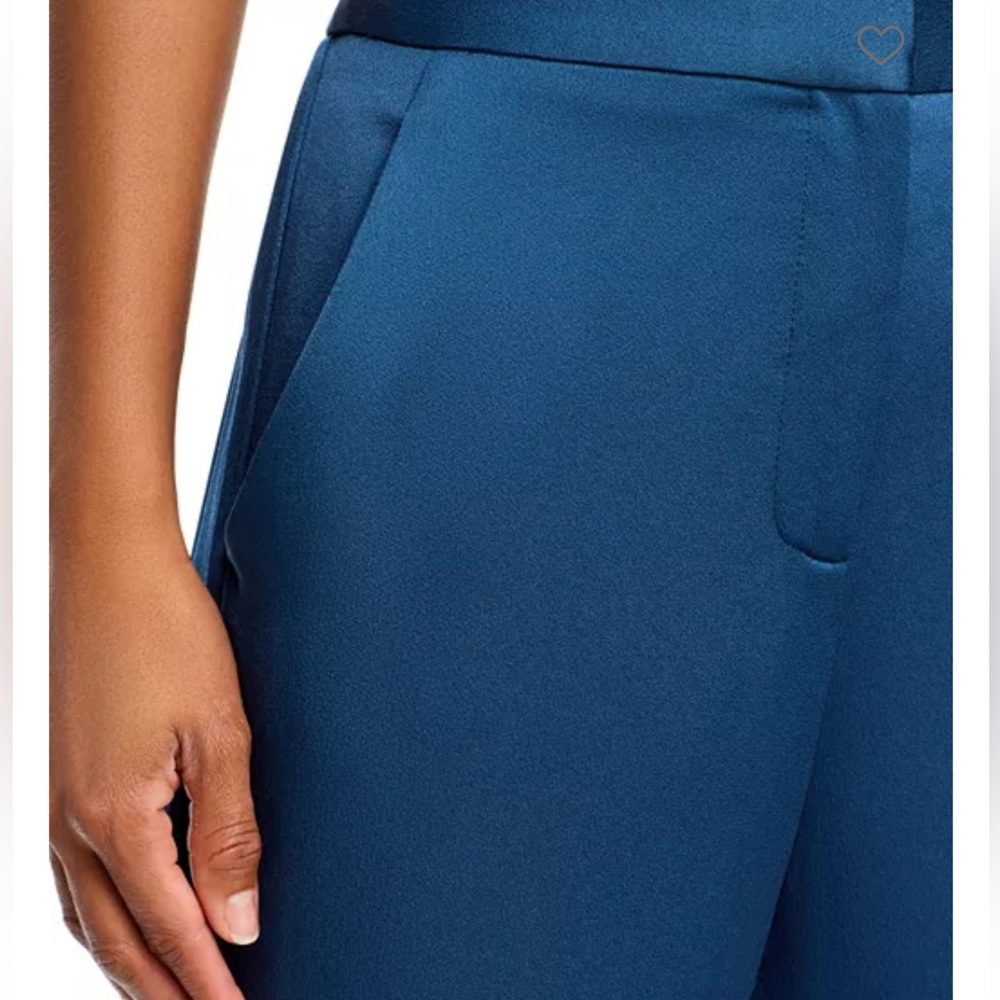 Veronica Beard Lebone High-Rise Flared Pants in Blue Stone sz 2 - Picture 6 of 10